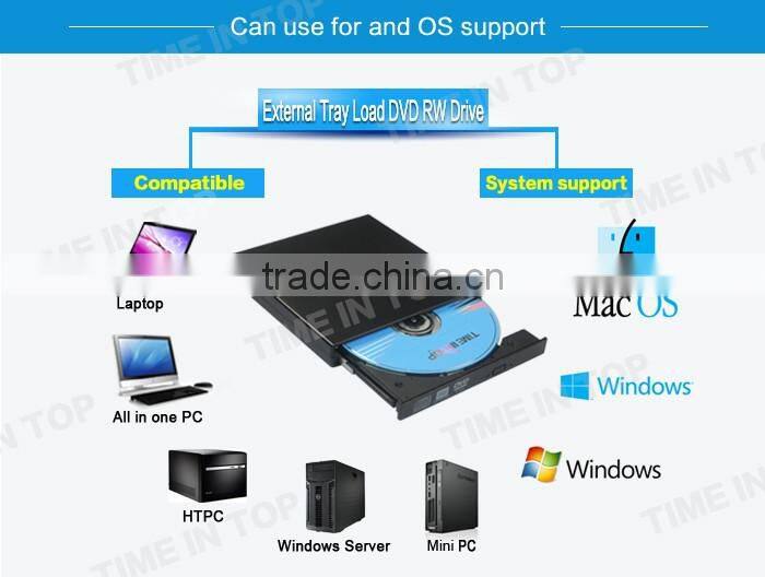 USB2.0 External SATA Tray Load DVD RW Drive, inside drive: Panasonic UJ8E1