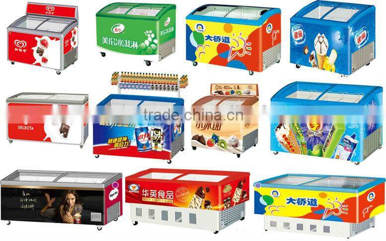 ice cream scooping cabinet