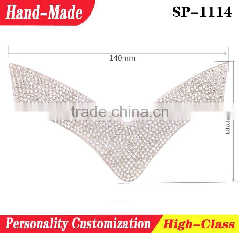 Wholesale acrylic diamond patches decorative sandal shoes accessory