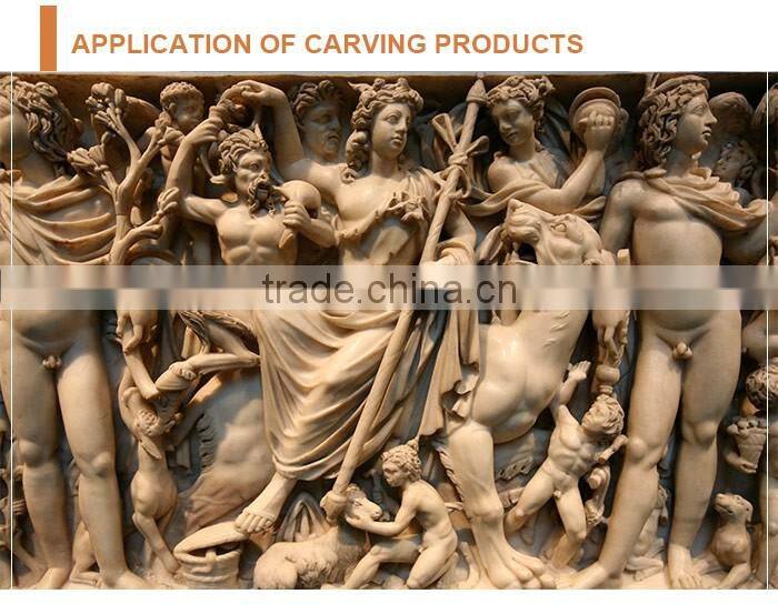 Axed Natural Marble Sitting Giant Buddha Statue