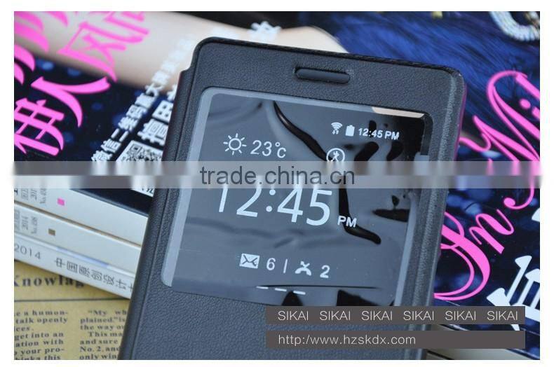 For Huawei P8 Lite Mobile Phone Accessory Anti Dust Smart Slim Water Proof Anti Drop Foldable PU leather Flip Case Flip Cover