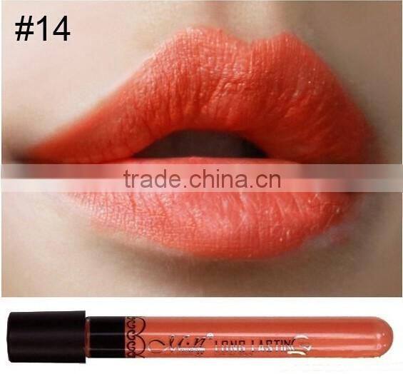 Menow 38colors matte lipstick waterproof long lasting liquid peel off lipstick