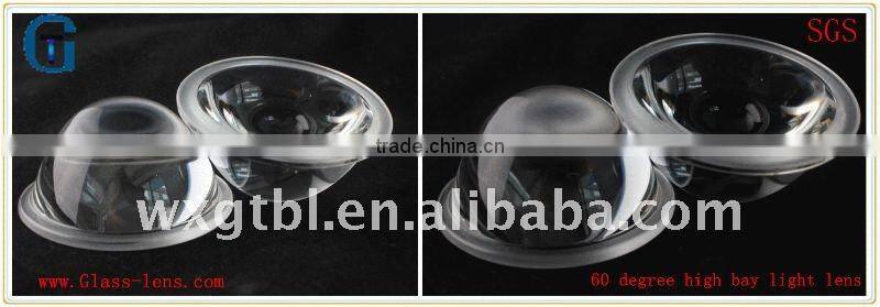 60 degree high bay lens ,high bay lighting lens /high power led lens
