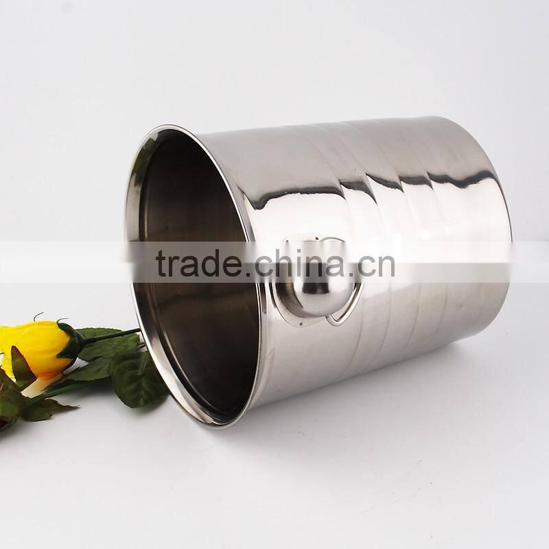 Hot sale cocktail bar tool set, aluminum ice bucket for cheap bar table sets