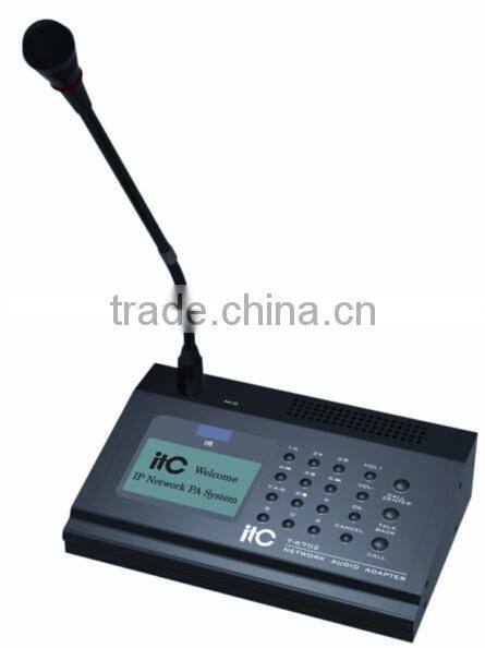 IP Network Remote Paging Microphone ip public address system
