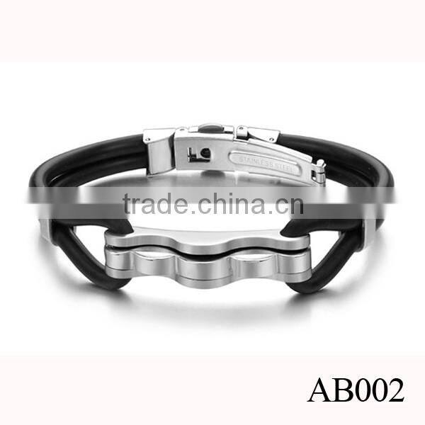 Classic Bracelet Jewelry For Men /Bio Magnetic Leather Bracelet Price