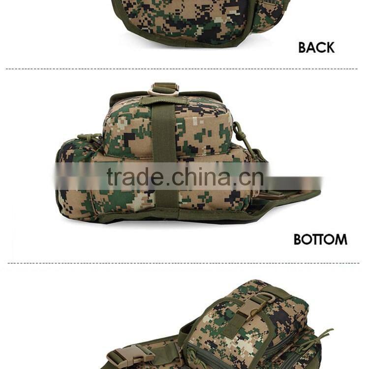 Outdoor travelling bag 800D army camouflage camera shoulder bag