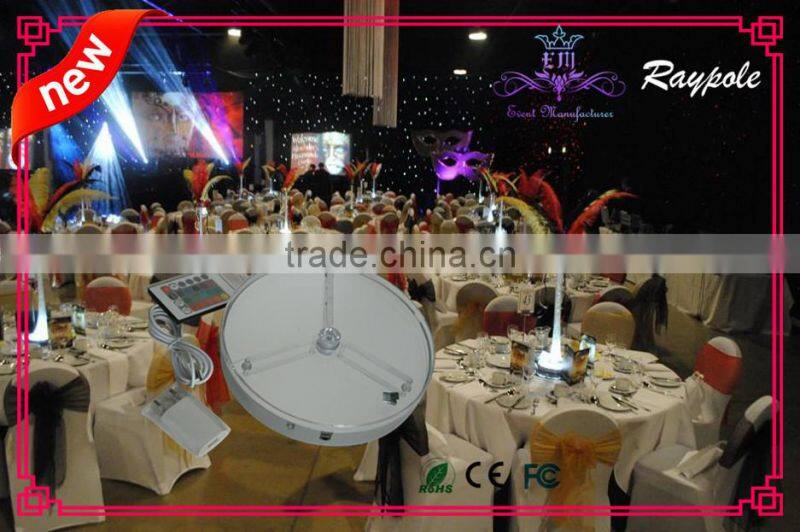 8 inch tall wedding centerpiece vase light base/RGB led centerpiece light for wedding party decoration