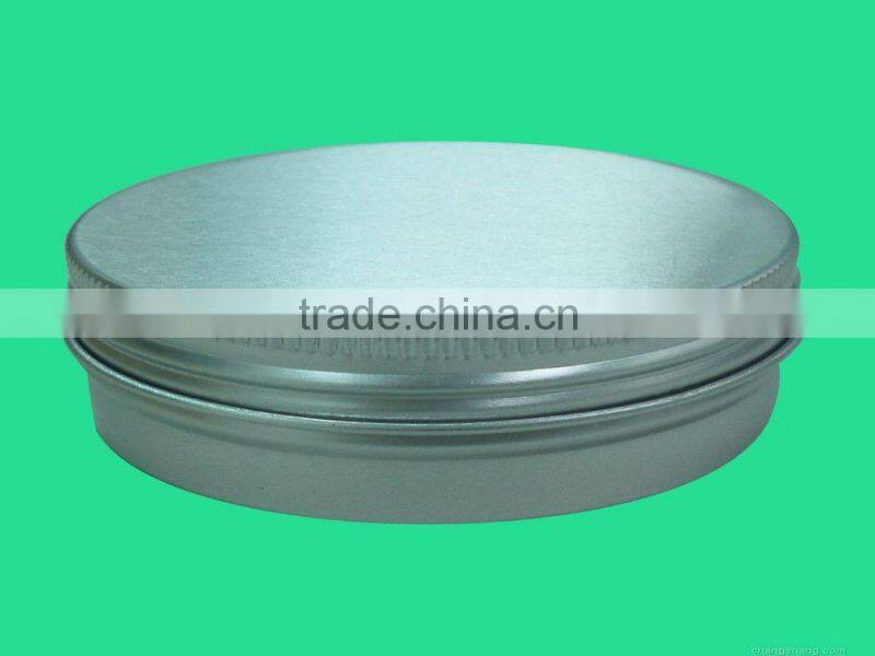 Hot sell Cosmetic aluminum jars/cream aluminum cansiter jars