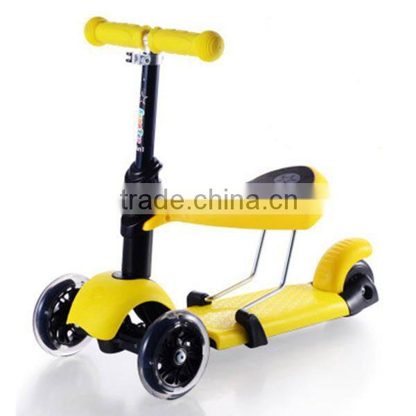 2016 wholesale cheap kids scooter with adjustable seat