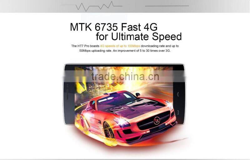 Cheap price 5.5' Android 5.1 Lollipop Mobile phone Homtom HT7 Pro MT6735P Quad core
