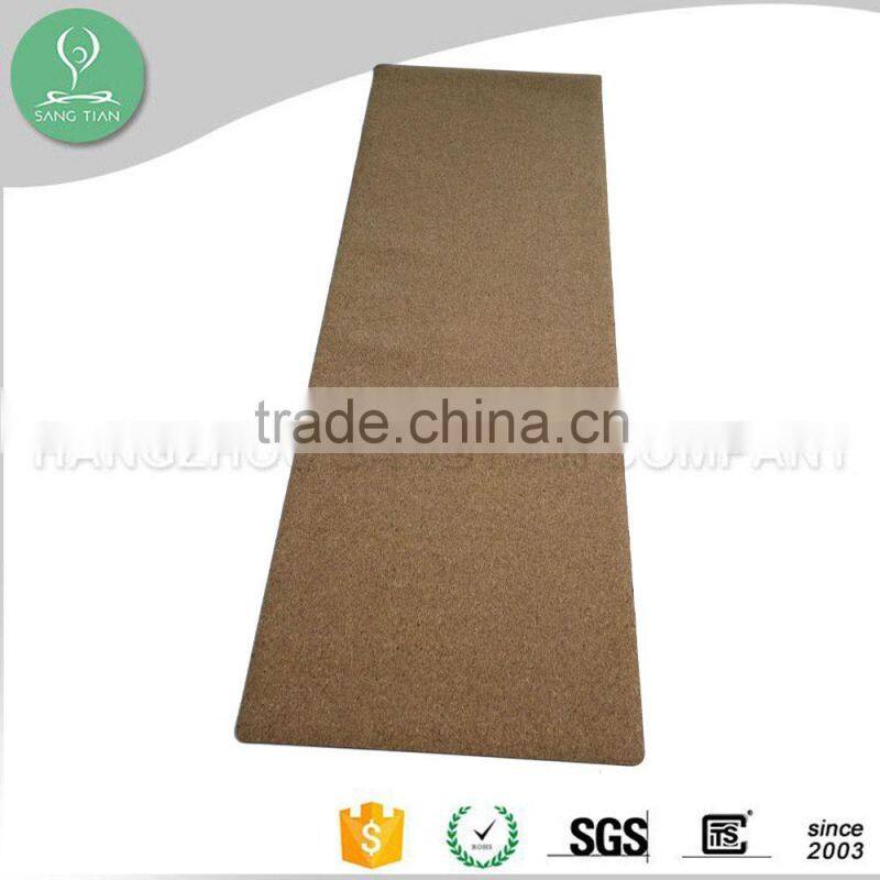 New premium products 2016 durable fashion anti slip eco cork yoga mat eco printed