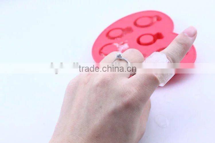 Fancy Ring Shaped Silicone Ice Cube Tray