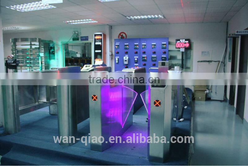 Support Fingerprint 304 stainless steel vertical tripod turnstile/ Security access control manual turnstile gate