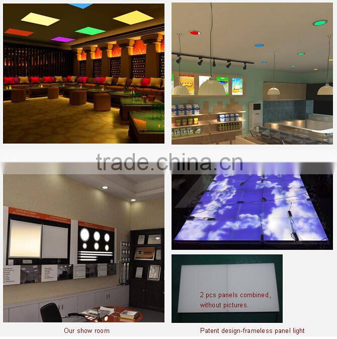 Remote controller RGB CCT Dimmable Led Panel Light 600x600mm TUV GS CB CE RoHS SAA