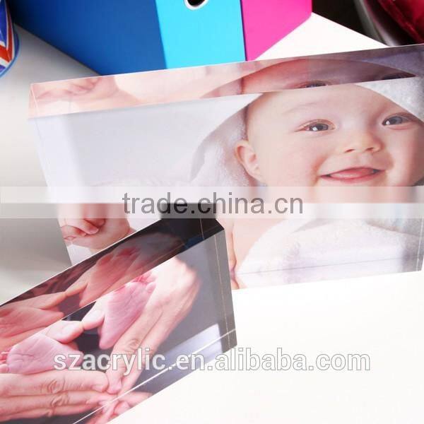 4*6 acrylic love photo cube frame