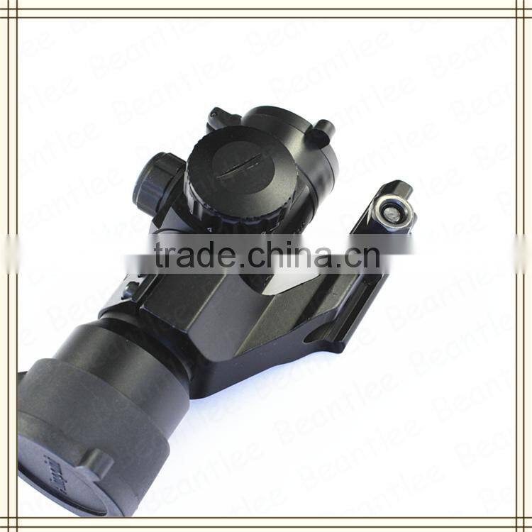 M3 mini laser sight scope 1X32, 200mm rails scope mount with mini red green dot sight scope