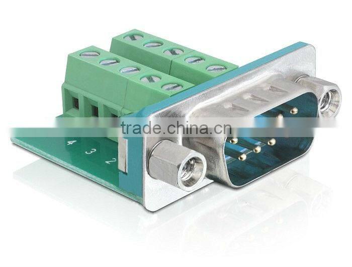HDB15 Pin terminal block 5.0 pitch terminal connector with PCB