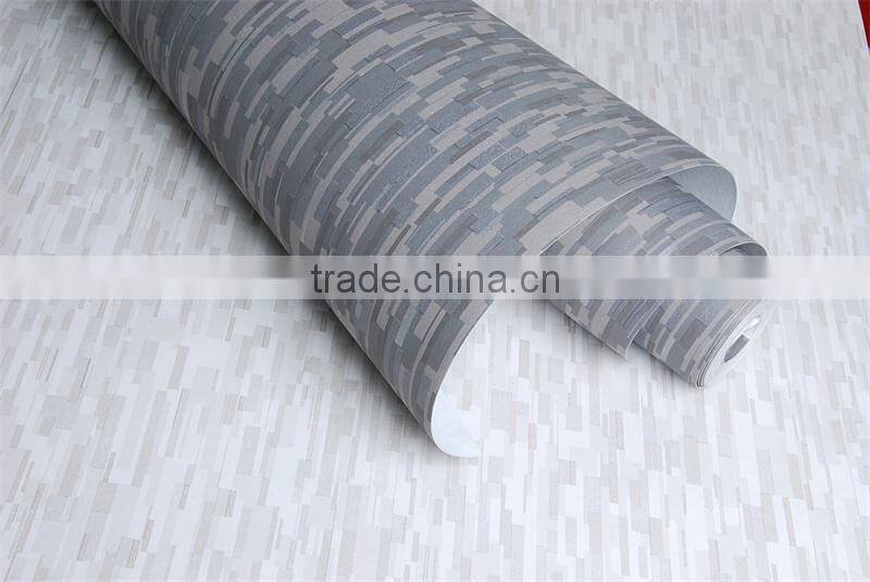 new Non-woven decorative silver mosaic wallpaper