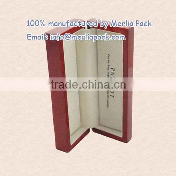 Oak Wood Single Pen & Case Storage Box Calligraphy Wooden Stash Box