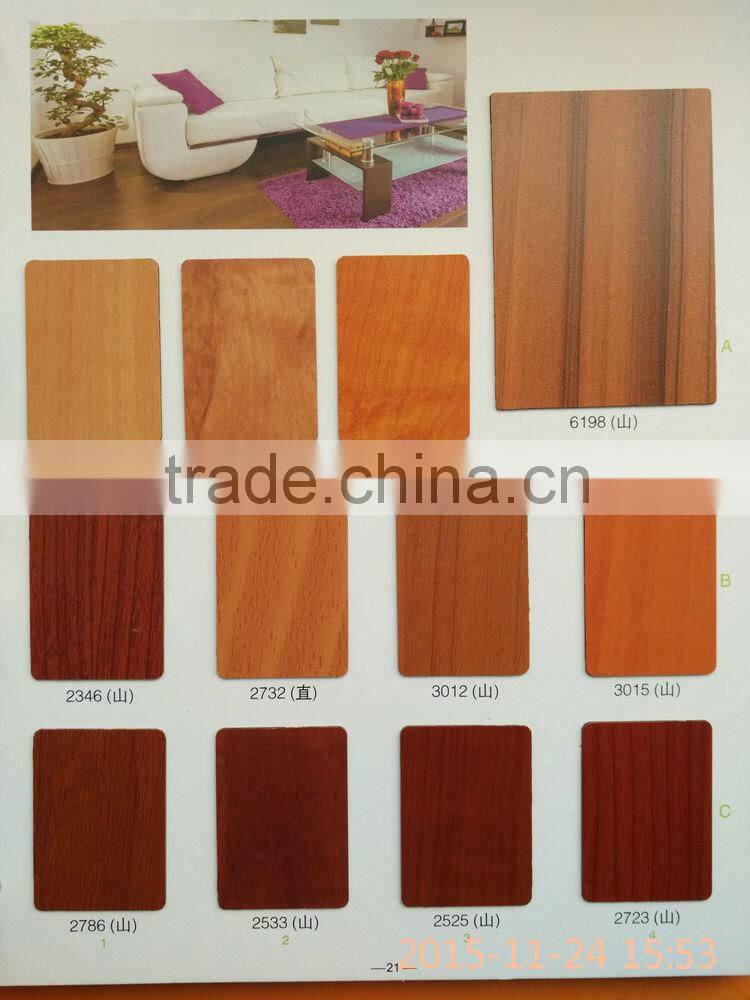 Wood grain fireproof wall decorative board/formica sheet sizes/formica laminate price