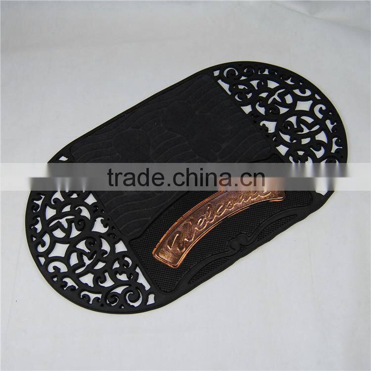 welcome series door mat anti-slip rubber mats