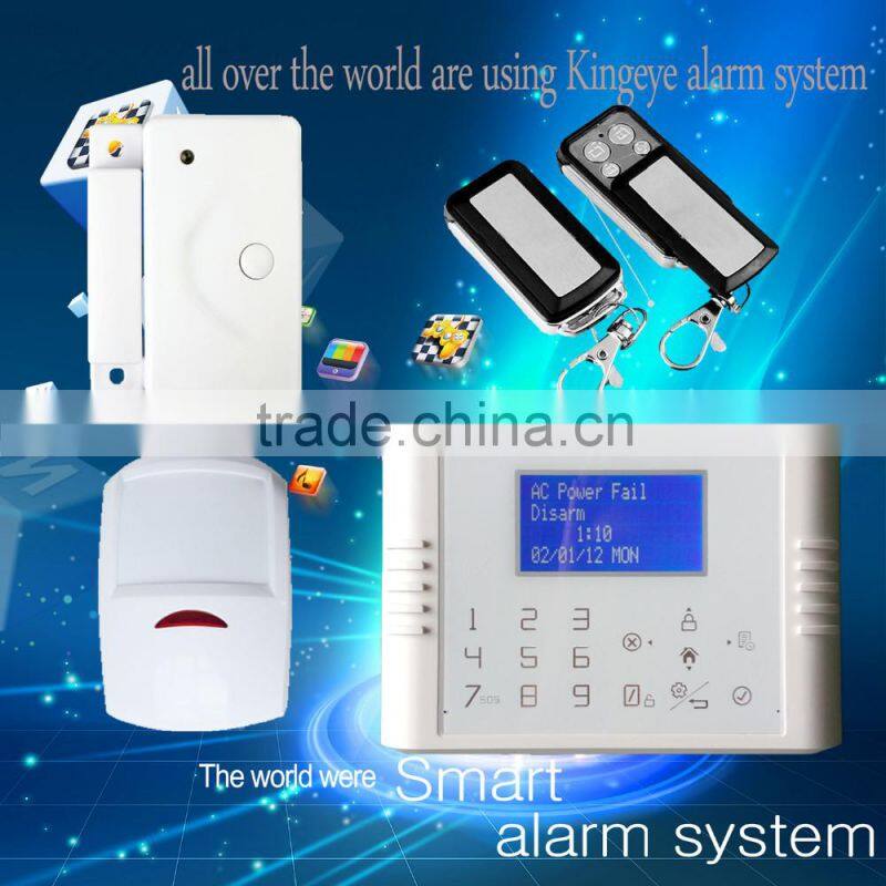 2016 innovative LCD display support OEM service ip camera wireless gsm alarm
