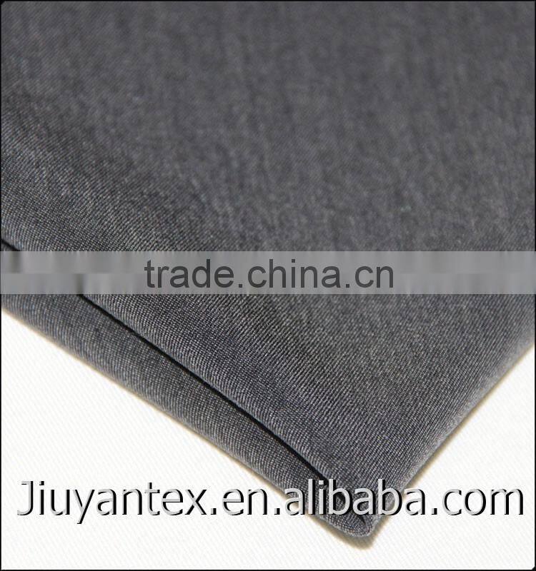 2016 China wholesale high quality tr stretch suit t80 r15 sp5 300g/m twill two tone shinning man cool suiting textile fabric