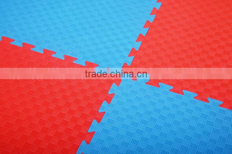 Cheap safety Kamiqi EVA five stripes foam floor taekwondo mats