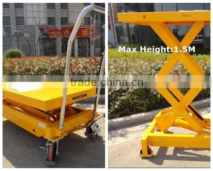lifting height 1000mm,PT300A-HC hydraulic small scissor lift