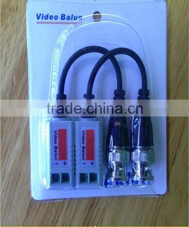 color video HD-CVI/AHD 720P up 300m with passive video balun hd video balun