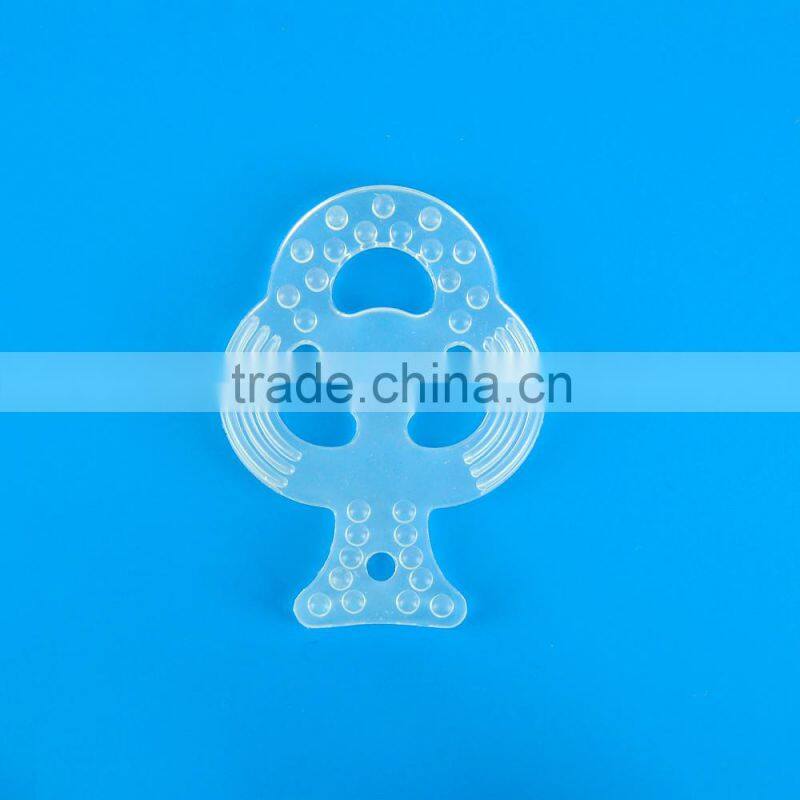 Transparent Animal designed baby teether silicone teether