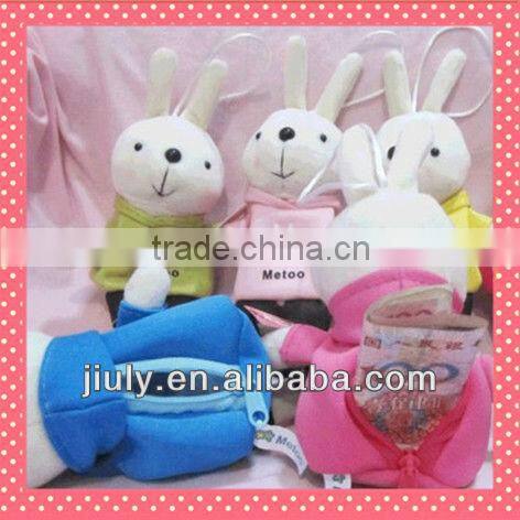Cheap Cute Bear Plush Coin Purse money bag