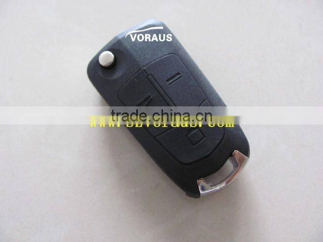 High quality Che 3 button flip remote key shell (left keyway)