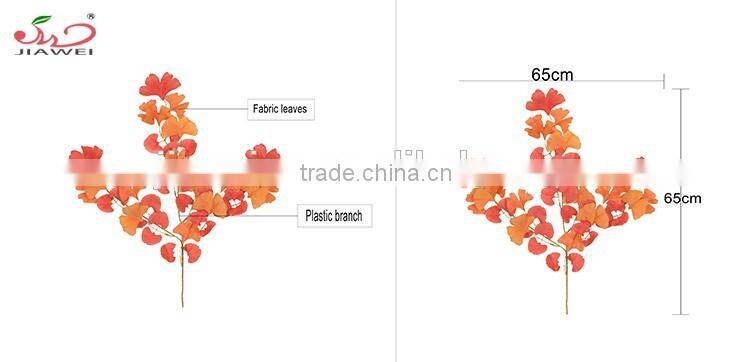 2016 YIWU Arts&Crafts fabric wholesale indoor artificial leaves