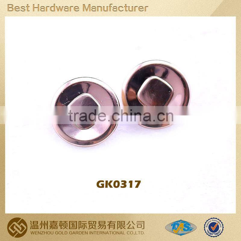 high qualiy 15mm metal snap button caps t