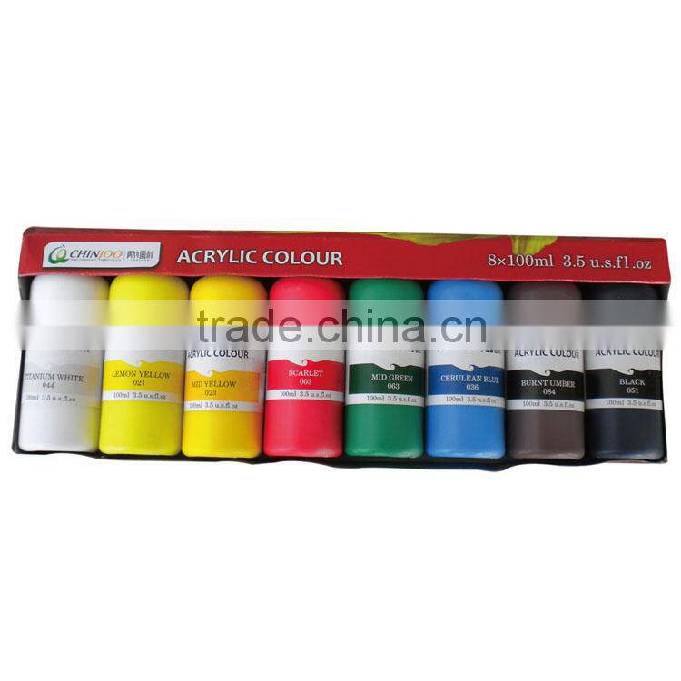 Wholesale 100ml Cheap Art Acrylic Paint Set, Neon Acrylic Paint Color 100ml Artist In Malaysia