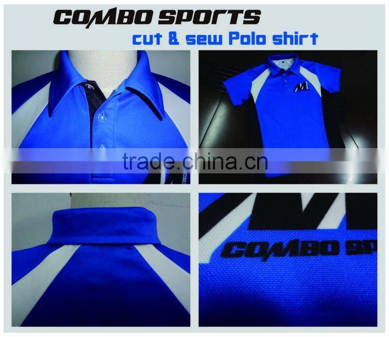 Modern fabrics and elite styling cut and sew polos