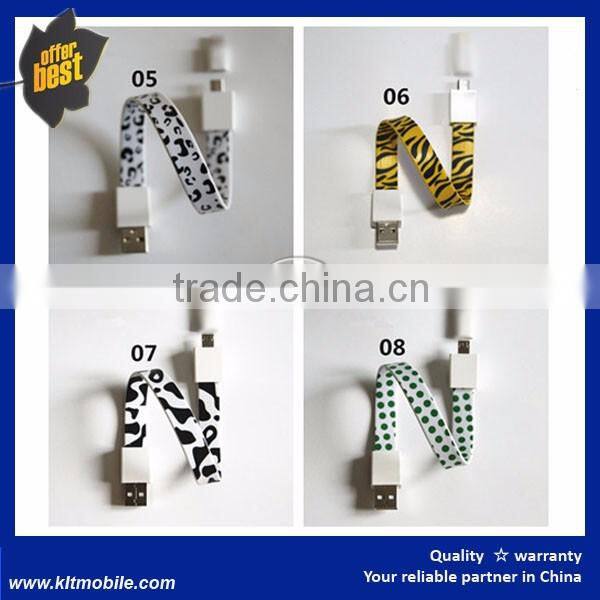 USB Cable Bracelet Cell Phone Wrist Band Charger Portable USB Charging Data Sync Cable