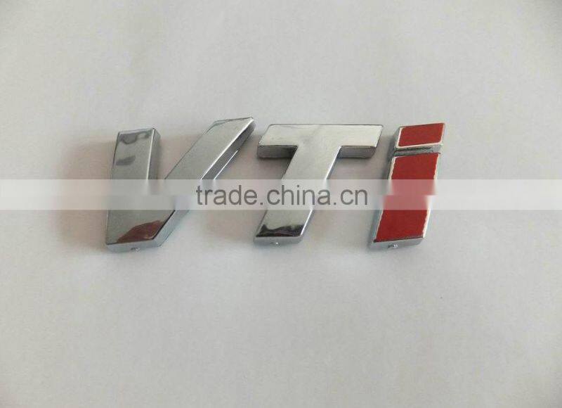 3D ABS letters nameplate,ABS car sticker,custom plastic car badge emblem