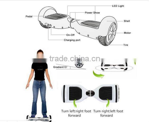 Drop shipping self balancing two wheeler electric scooter