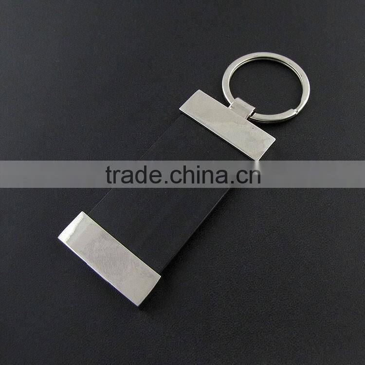 Design Custom Leather Metal PU Fabric Keychains