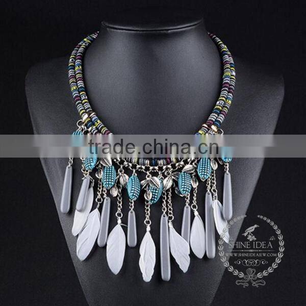 high quality vintage style chunky statement necklace tin alloy fashion women pendant necklace 6390157