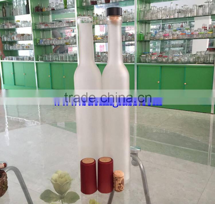 375ml and 200ml colored ice wine bottle