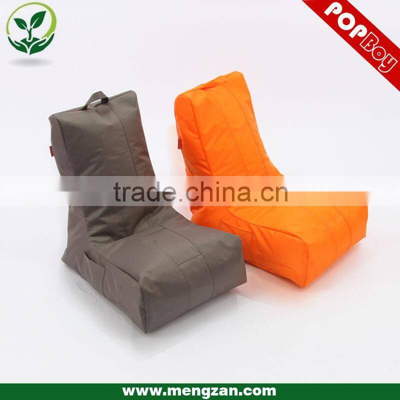 Oversized red bean bag chair