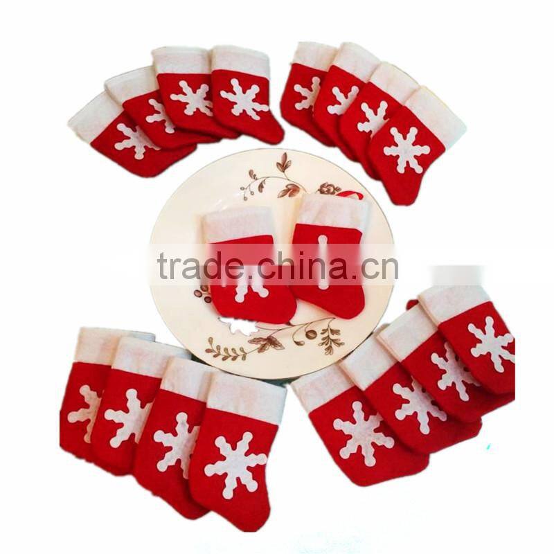 Fashion design christmas tableware cover,christmas tree decorations