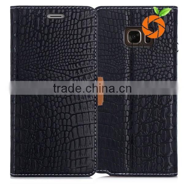 Wallet PU Leather lowest price Card Slots case for Samsung galaxy s6 edge phone case