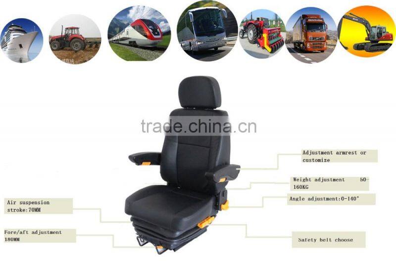 China supply Universal Heavy Duty Machinery Volvo truck seat