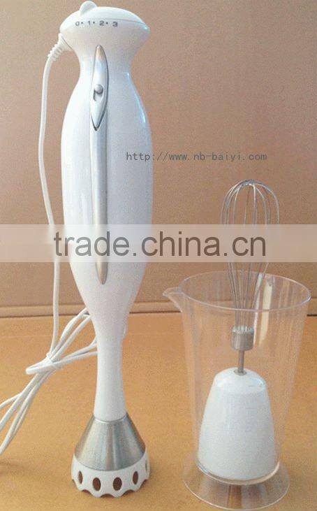 Plastic Hand Blender with 3 speeds
