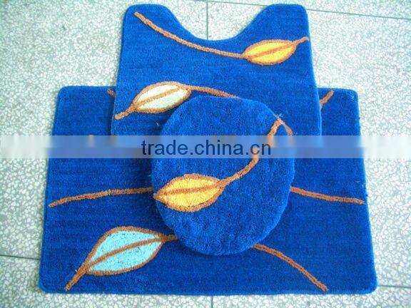 high quality eco-friendly bath mat set 3pcs